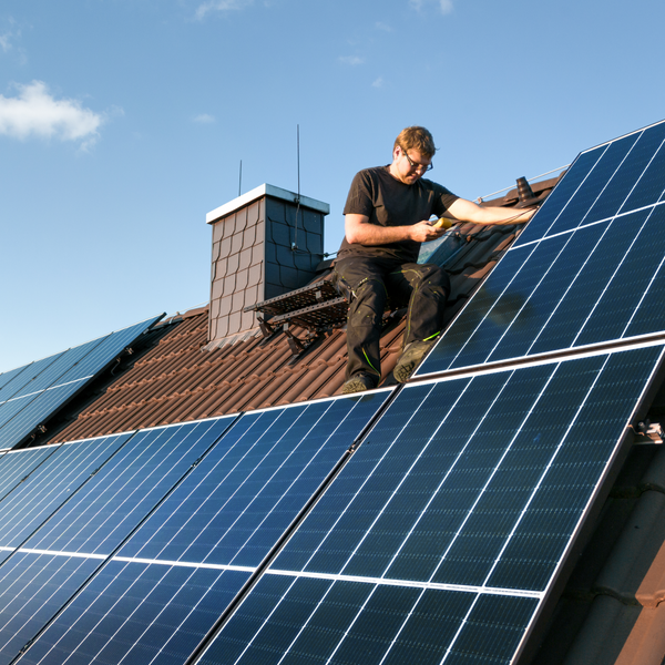 Solarmodule Wartung